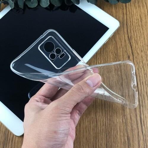 For vivo V21e 4G / Y73 2021 6.44" New Ultra Thin Soft TPU Silicon Gel Transparent Camera Protect Case Back Cover