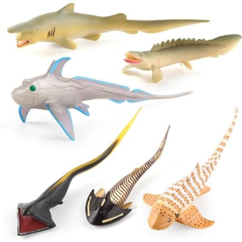 Swordsnout Shark Animal Figure Collectible Toys Sea Animal Cognition Action Figures Kids Plastic Model Toys