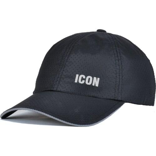 Black High quality 2021 Fashion ICON mesh cap Mens Baseball Cap Women Snapback Hat ICON Hat Dad Hat Cotton Bone Trucker Cap