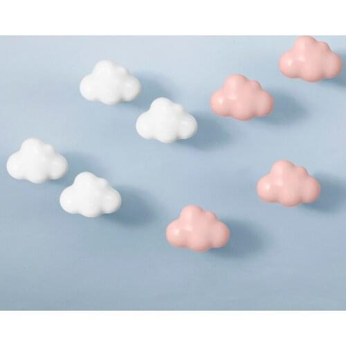 Ceramic Furniture Handles Childrens Furniture cabinet knobs Wall Shoe Clothes Knobs and handles for drawers Cabinet Pulls 1PCS