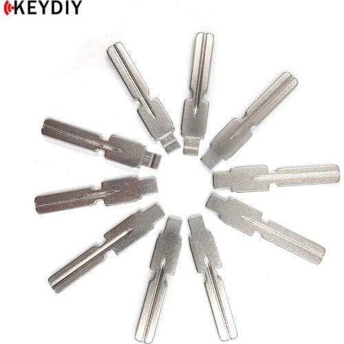 KEYDIY 10 Pcs/lot Metal Blank Uncut Flip KD/JMD/VVDI Remote Replacement Key Blade 18# for HU58 BMW