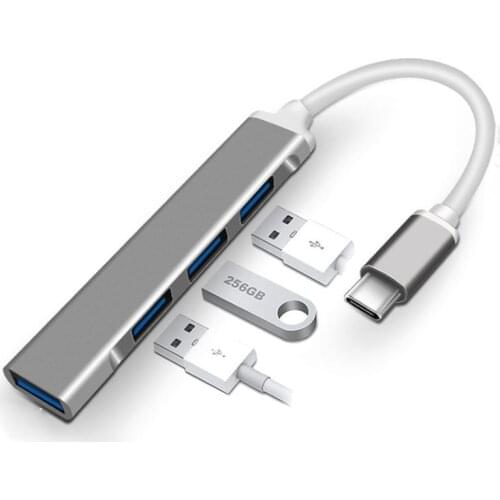 USB 3.0 HUB Type C 4 Port Multi Splitter Adapter USB C HUB OTG Macbook HUB Pro 13 15 Air Mi Pro HUAWEI Computer Accessories