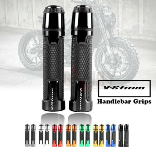 Motorcycle knobs Anti-Skid scooter Handle ends Grips Bar Hand Handlebar FOR SUZUKI V-STROM 250 DL250 650 V STROM 1000 DL1000