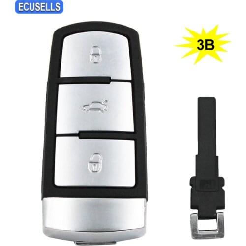 New Replacement 3 Button Remote Key Shell Case Fob Smart Car Key Housing For VW for Volkswagen Passat B6 CC Magotan
