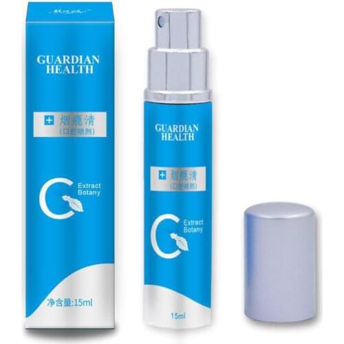 Mouth Oral Spray Quit Smoking Anti Smoke Bad Breath Freshener Treatment Herbal