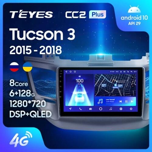 TEYES CC2L CC2 Plus For Hyundai Tucson 3 2015 - 2018 Car Radio Multimedia Video Player Navigation GPS Android No 2din 2 din dvd