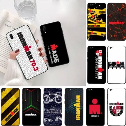 TOPCASHOP Ironman Triathlon Phone Case For Vivo Y91c Y17 Y51 Y67 Y55 Y7s Y81S Y19 V17 vivos5
