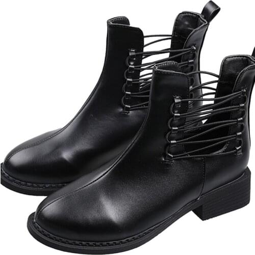 Martin boots womens British style new spring and autumn 2021 cool white thick heels ins cool summer boots summer