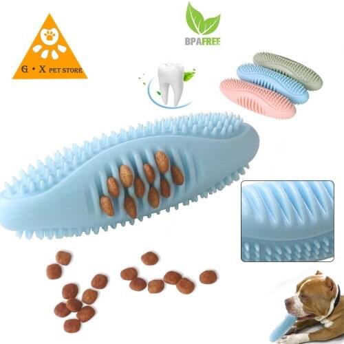 Dog Chew ToysPet Dog Chew Molar ToysDog Educational ToysDog Teeth Cleaning Stick Teeth Cleaning ToysSqueaky Silicone Dog Toys