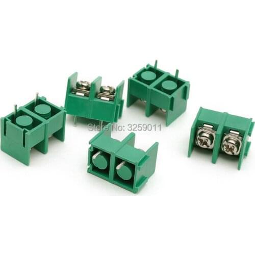 1PCS 2Pin Screw Terminal Block Connector 300V 20A 8.5mm KF8500-8.5-2P Green Copper PCB 22-12 AWG