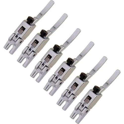 6Pcs Guitar Bridge Saddle Floyd Rose String Saddles for Electric Guitar Tremolo Bridge Double Locking