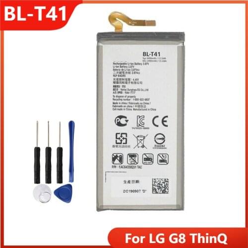 Original Phone Battery BL-T41 For LG G8 ThinQ BL-T41 Replacement Rechargable Batteries 3500mAh