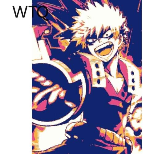 5D DIY Diamond Painting My Hero Academia Cross Stitch Kit Diamond Embroidery Anime Full Drill Mosaic Picture Home Decor Wall Art