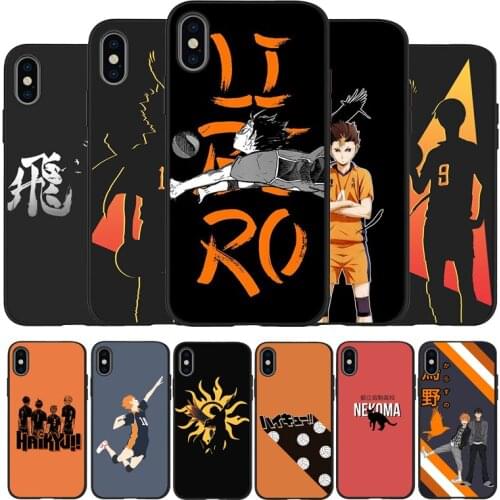 Anime Haikyuu Love Volleyball Black TPU Silicone Soft Phone Case For iPhone 11 12 Pro X XR XS MAX 5 6 7 8 Plus SE 2020