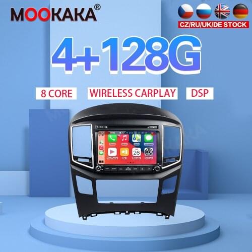 7" Android 10 PX6 4G 128GB Car Player For Hyundai H1 2016 2017 2018 Car GPS Navi CarPlay Head Unit DSP Stereo