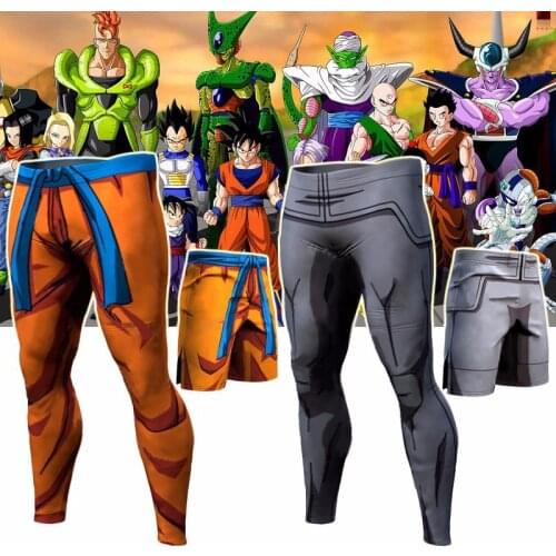 2021 Pants Compression Mens Pant Trousers Fitness Quick Empty Pant Tight 3D Anime Harajuku Cosplay Anime character