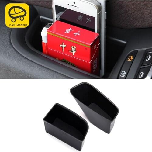 CarManGo For Audi Q5 B8 B9 2012-2017 Car Styling Door Armrest Storage Barrel Case Box Decoration Trim Interior Accessories