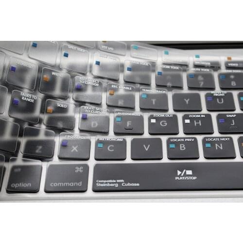 HRH Steinberg Cubase Shortcut Hot Key Functional TPU Backlight Keyboard Cover Skin Protector For Macbook Pro Air 13 15 17 USA