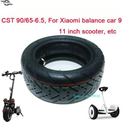 Coolride High Quality 11 Inch Tubeless Tyre Electric Scooter Refitted 11-inch 90/65-6.5 Thick Tire Outer Tire Vacuum Road Tire