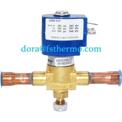 AC Parts 200RB4T4T 066235 1/2" ODF Solenoid Valve with Coil