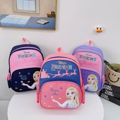 Kids Backpack Cute Cartoon Elsa Princess Unicorn Backpacks Toddler Girls Backpack Children Bags School Bags Kawaii Gift