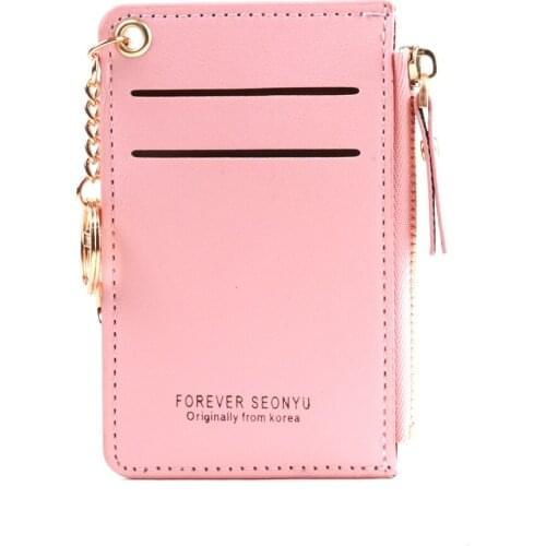 Women Purses 2020 Womens Short Card Holder Coin Bag Zipper Coin Purse Card Holder