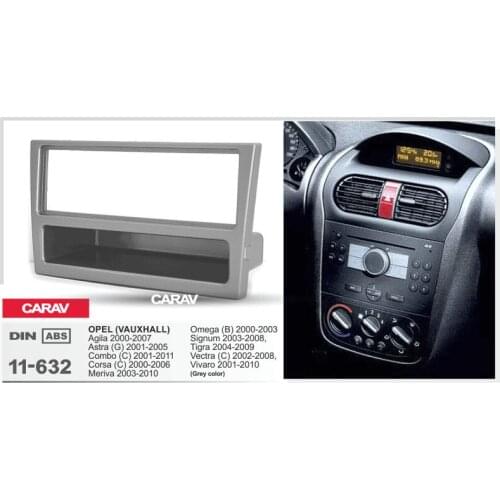 CARAV 11-632 dash installation kit dash install kit Car Radio Stereo CD Player Dash Install Kit for OPEL Agila Astra (G) Meriva