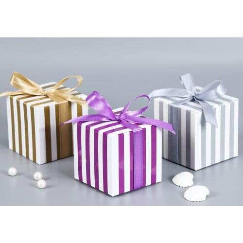 10Pcs Paper Gift Box Color Packaging Jewelry Box Christmas Wedding Party Favors Kraft Paper Box Cardboard Handmade Candy box