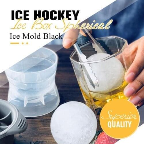 Ice hockey Ice Box Spherical Ice Mold Black
