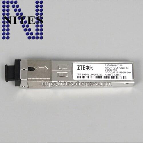Original new% ZTE GPON OLT Class C+ SFP Modules, For C300 C320OLT Card GTGO, GTGH Board