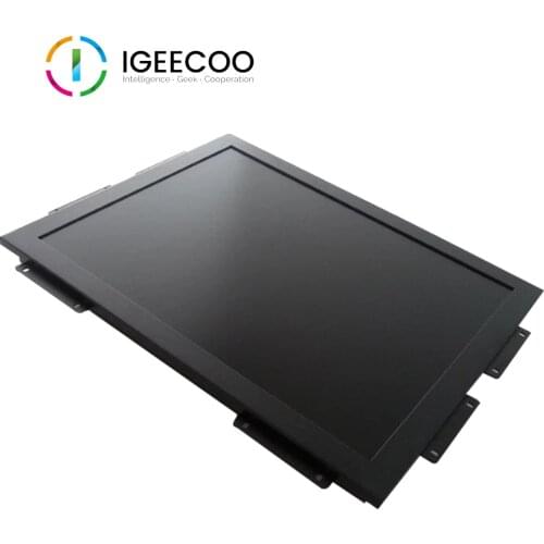 Flat panel 19 inch 1280x1024 4:3 LCD display capacitive anti vandal touch screen from China