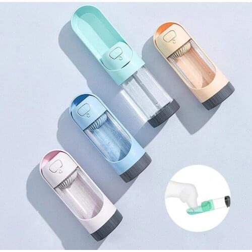 Portable Pet Dog Water Bottle Food Water Feeder Travel Puppy Cat Drinking Bowl Outdoor Dispenser Pet Product