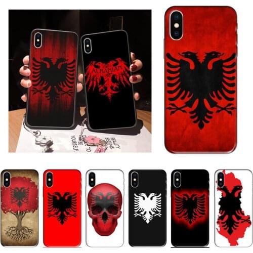 Zororong Luxury Albania flag Phone Case For iPhone 12 Mini 11 Pro XS Max X XR 7 8 Plus
