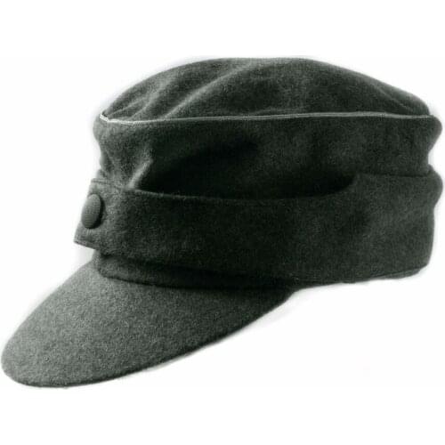 WWII GERMAN WH OFFICER M44 PANZER WOOL FIELD CAP IN SIZES