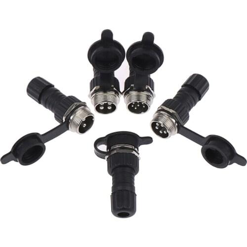 1PC GL16 Even Joint waterproof aviation plug 2/3/4/5/6/7/8/9/10 pin sensor encoder connector welded connector socket