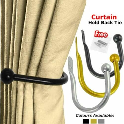 U-shaped Round Curtain Hooks Window Wall Decoration Hanger Home Suppliers