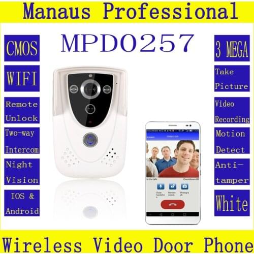 Professional Smarthome HD 720P Wifi Wireless Video Door Phone Doorbell Intercom With GSM waterproof IP55 function D257a