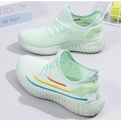 Womens Casual Shoes Breathable Socks Shoes Non-slip Walking Shoes Outdoor Sports Sports Shoes Vulcanized Shoes Summer