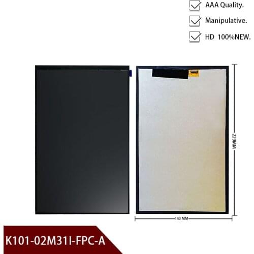 Original 10.1 inch LCD screen for 31 pin,100% New for K101-02M31I-FPC-A display ,test good Free shipping