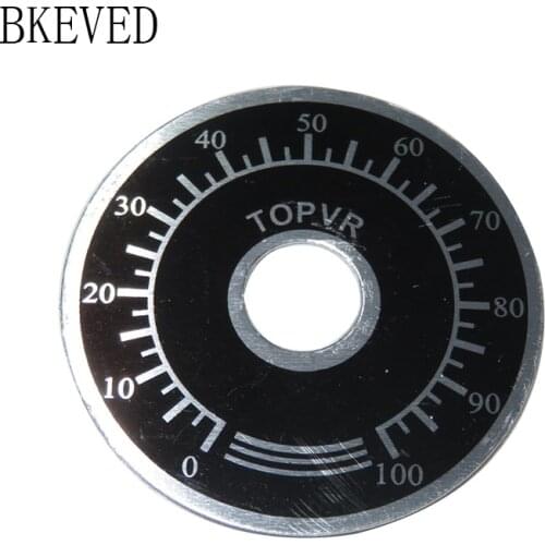 10pcs 0-100 WTH118 potentiometer knob scale digital scale can be equipped with WX112 TOPVR