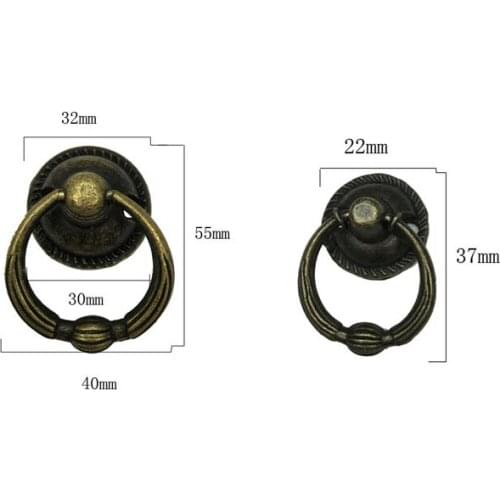 10pcs Vintage Dresser Drawer Handles and Knobs Mental Furniture Handware Pull Handle for Kitchen Cabinet Closet