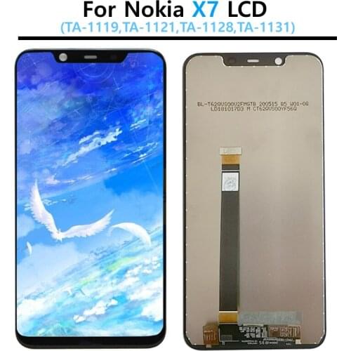 100% tested For Nokia X7 LCD Display Touch Screen Assembly Digitizer Assembly Free shipping+free tool