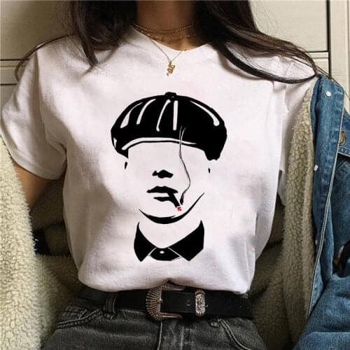 2021 Peaky Blinders Female T-shirt Fashion Harajuku Women Graphics T-shirt Streetwear Hip-hop Short Sleeve Cool T-shirt Female