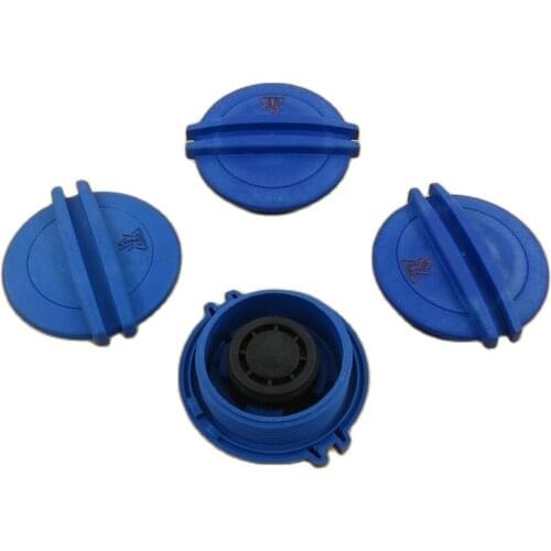 4 Pcs Car Coolant Compensation Tank Cap 3B0121321 For Passat CC Golf MK6 Caddy Sharan A3 Q3 Q5 TT Octavia Seat 1J0 121 321 A