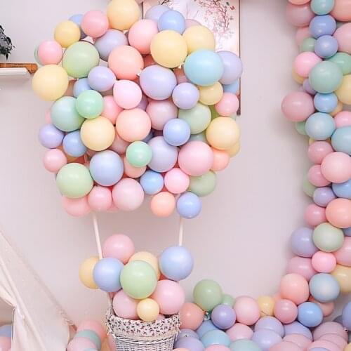 50pcs Macaron Latex Balloons 5 Inch Pastel Candy Balloon Birthday Party Wedding Decoration Baby Shower Decor Air Globos