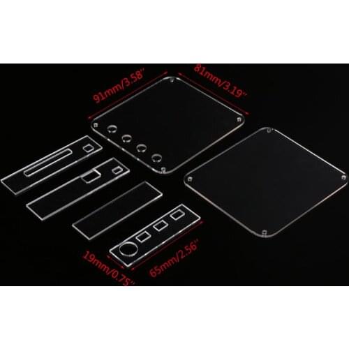 Acrylic Protection Case For DSO138 Mini Digital Oscilloscope DIY Anti Scratch Cover Transparent Shield L4MB