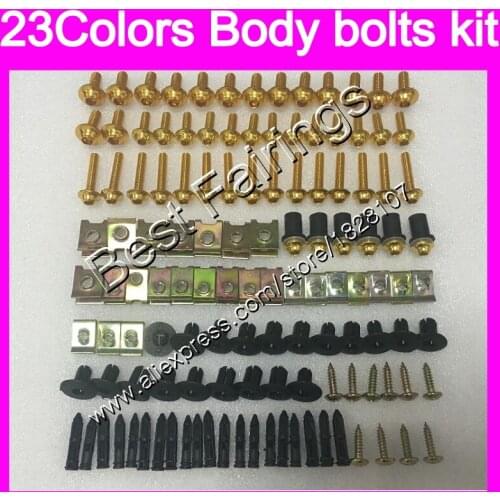 Fairing bolts full screw kit For HONDA CBR600F4 99 00 99-00 CBR600 F4 CBR 600 F4 CBR 600F4 1999 2000 Complete Body screws Nuts
