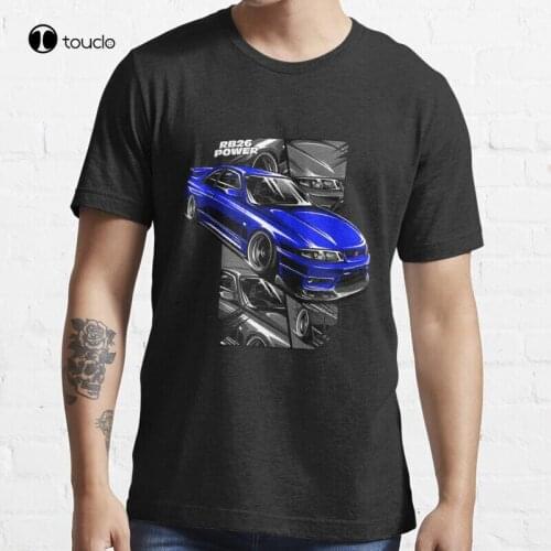 Nissann Skyline R33 Gt-R Rb26 Rb26Det Rb26Dett Drift T-Shirt Cotton Tee Shirt