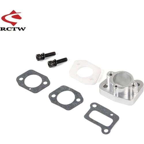 CNC Metal Intake Pipe Parts Kit 71cc Engine Accessories for 1/5 HPI ROFUN ROVAN KM BAJA LOSI 5IVE-T FG DDT RCMK FID RACING PARTS