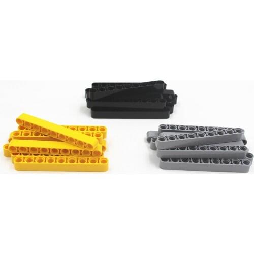 MOC Building Blocks Self-Locking Bricks Technical Parts 10pcs TECHNICAL 9M BEAM compatible with lego for Kids Boys Toy 40490